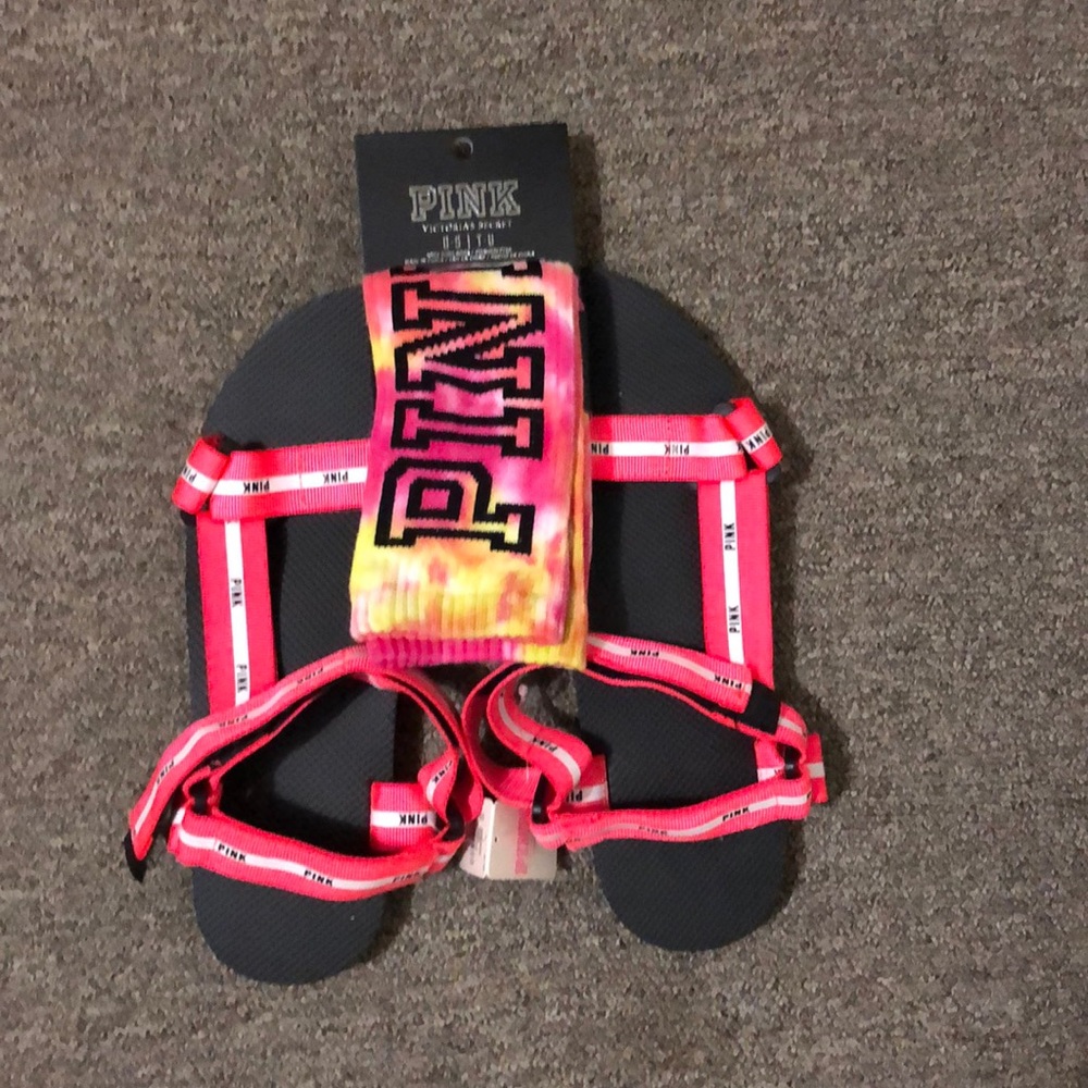 Victoria’s Secret Pink Socks & Sandals
